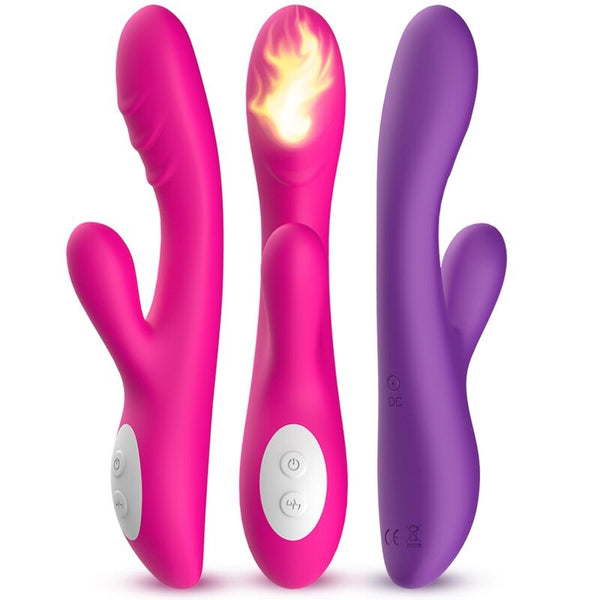 Spark vibrador efecto calor fucsia