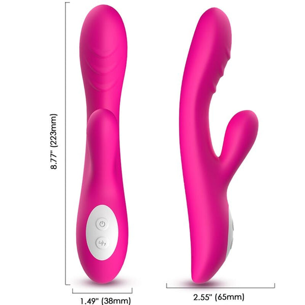 Spark vibrador efecto calor fucsia