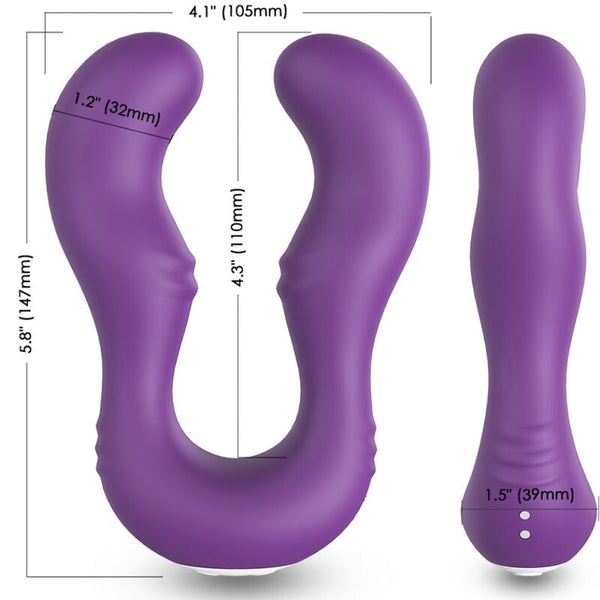 Seraph vibrador doble control remoto violeta