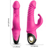Zing dildo vibrador rabbit fucsia