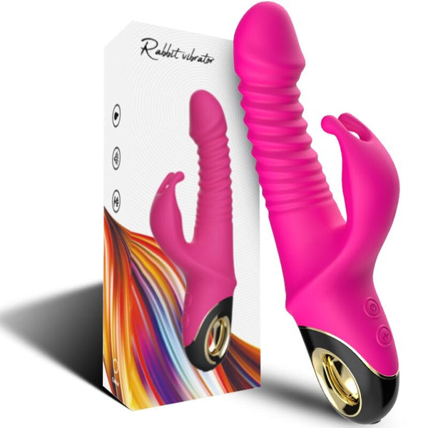 Zing dildo vibrador rabbit fucsia