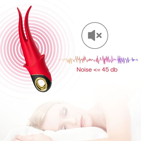 Shadow vibrador pinza rojo