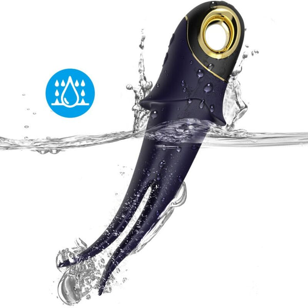 Shadow vibrador pinza azul oscuro