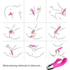 Vibrador rabbit fucsia