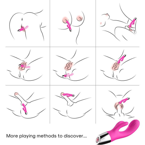 Vibrador rabbit fucsia