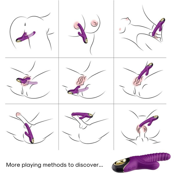 Eternity vibrador silicona violeta