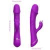 Dildo vibrador rabbit silicona violeta