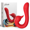 Delfin vibrador multiposicion y efecto calor rojo