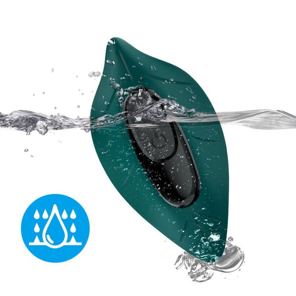 Estimulador y vibrador control remoto verde