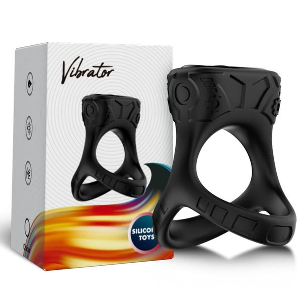 Anillo vibrador y multiposición negro