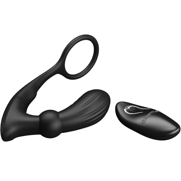 Warren anillo y vibrador anal negro