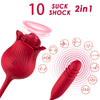 Vibrador rojo armony roselip estimulador clítoris con lengua 10 modos y