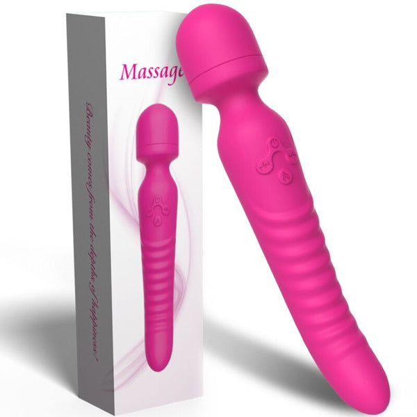 Mission masajeador y vibrador efecto calor fucsia
