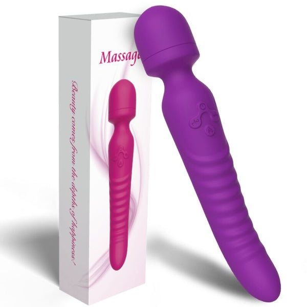 Mission masajeador y vibrador efecto calor violeta