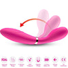 Y wand masajeador y vibrador cabeza doble fucsia