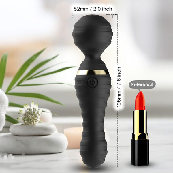 Freedo masajeador y vibrador pequeño negro