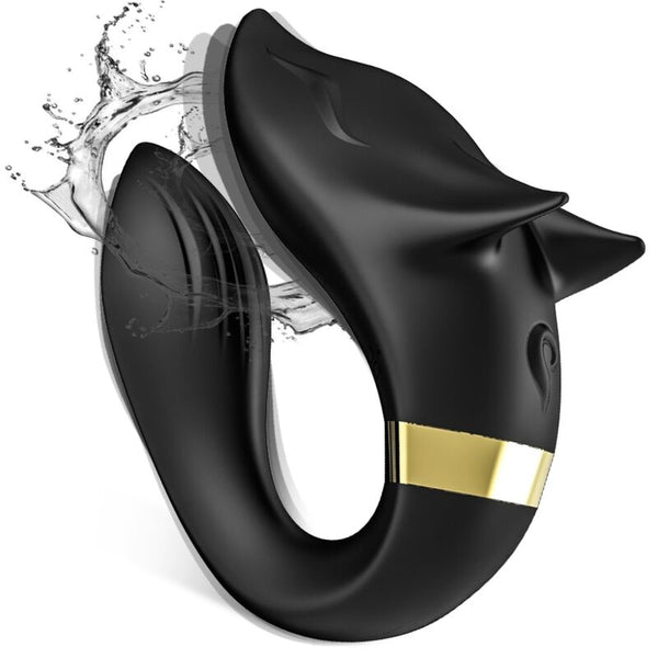 Fox vibrador parejas control remoto negro