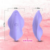 Vibrador para bragas Whisper con control remoto violeta