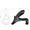 Ranger anillo doble vibrador pareja negro