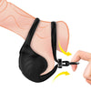 Manta anillo vibrador testículos control remoto negro