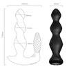 Manfun vibrador y estimulador plug anal control remoto negro