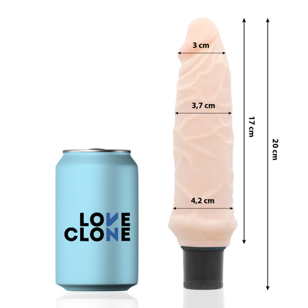 Ivar vibrador realístico self lubrication 20 cm o 3.7 cm