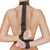 Fetish conjunto de sujeción para el cuerpo de cuello y muñequeras