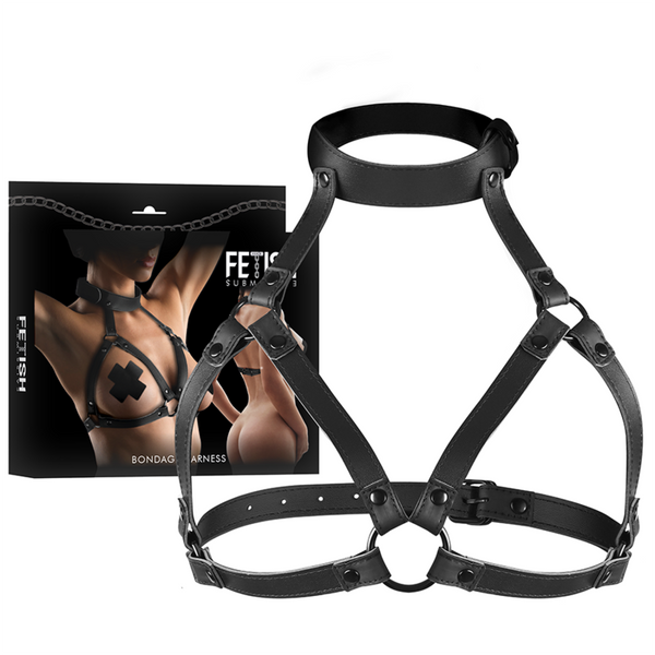 Fetish arnés ajustable pecho