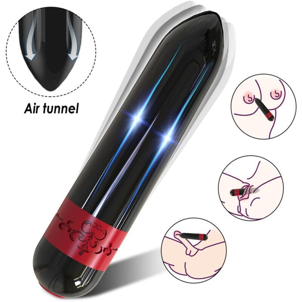 Rocket bala vibradora negro