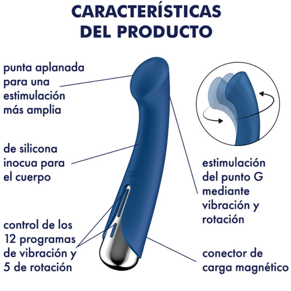Spinning g sport 1 vibrador rotador azul