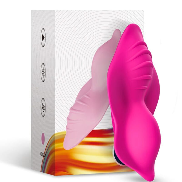 Vibrador para bragas Whisper con control remoto fucsia