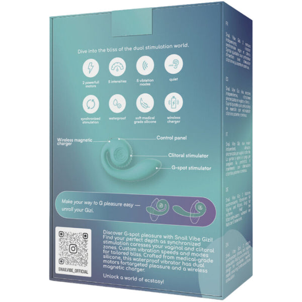 Gizi estimulador dual turquesa