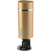 Masturbador vibrador vagina dorado
