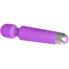 Mini masajeador y vibrador violeta