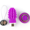 Octopus huevo vibrador cactus control remoto violeta