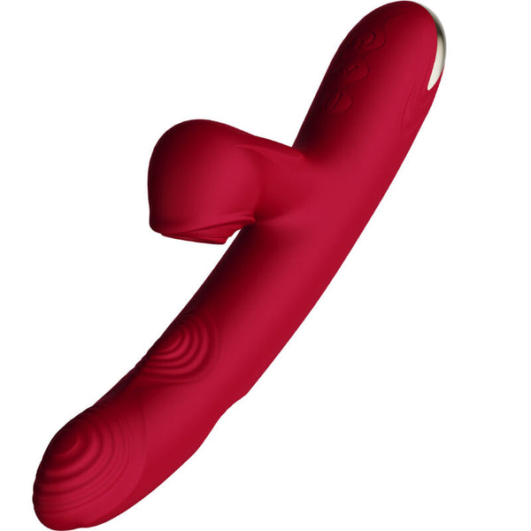 Vibrador y succionador armony bump modelo 1 burdeos