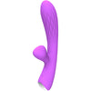 Chelsea vibrador y estimulador flexible violeta