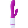 Happy vibrador y estimulador con lengua recargable violeta