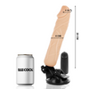 Vibrador realístico control remoto negro 20 cm o 4 cm