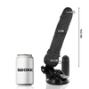 Vibrador realístico control remoto negro 19.5 cm o 4 cm