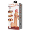 Pretty sliding skin series dildo realístico con ventosa piel deslizante natural 23.4 cm