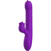 Vibrador rabbit Fully para Punto G con lengua y calor violeta