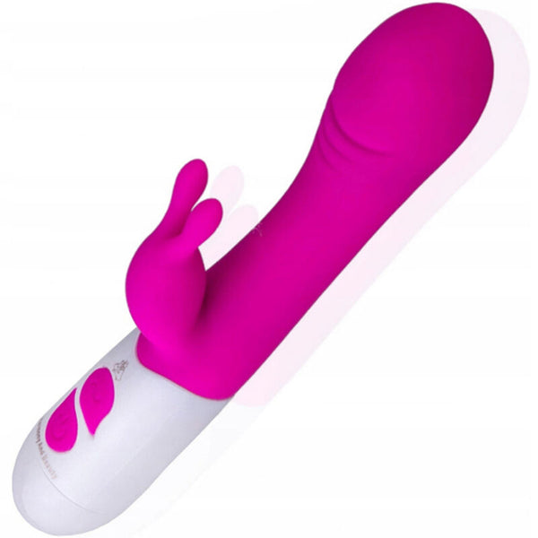 Happy vibrador y estimulador rabbit violeta