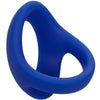 Anillo doble para pene y testículos CalExotics Admiral azul