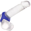 Anillo doble para pene y testículos CalExotics Admiral azul