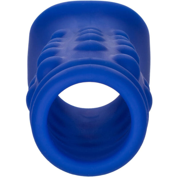 Calexotics admiral beaded funda pene silicona líquida azul