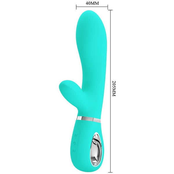 Thomas vibrador Punto G multifunción verde agua