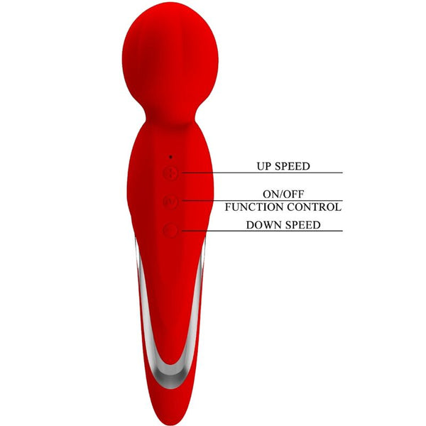 Walter vibrador wand rojo