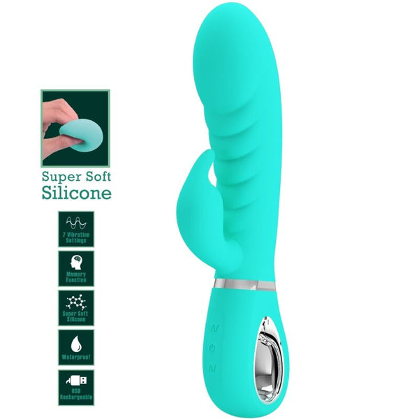Prescott vibrador Punto G multifunción verde agua