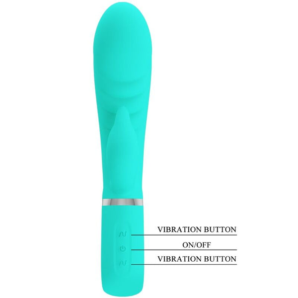 Prescott vibrador Punto G multifunción verde agua